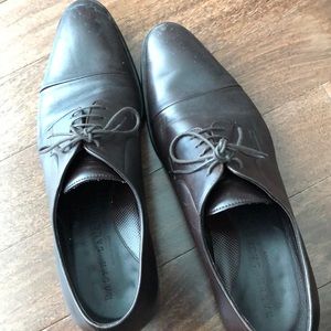 Ralph Lauren Mens Gittens Calfskin Oxfords Brown